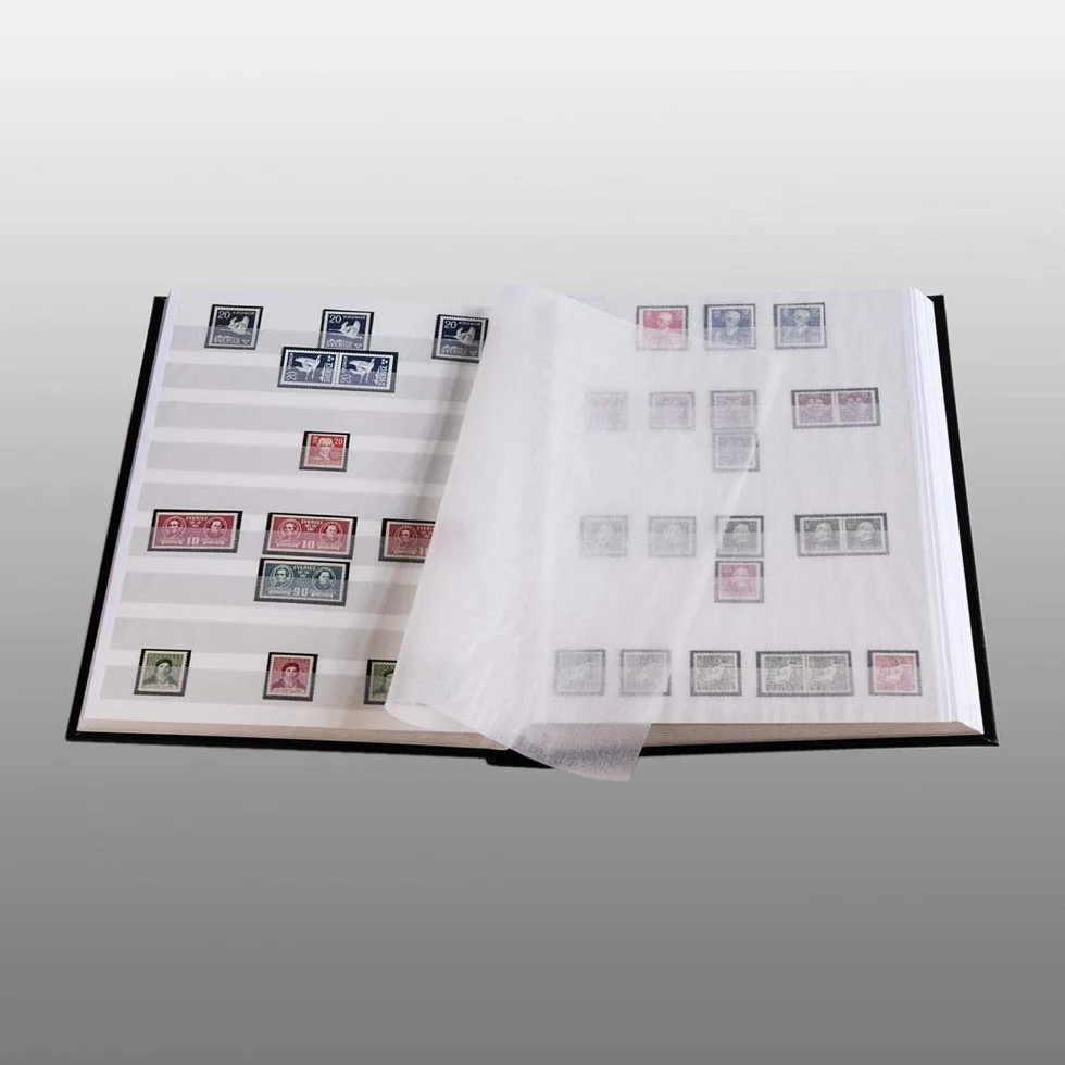 Prophila Leuchtturm classificatori 60 Pagina Bianco con Cofanetto Rosso