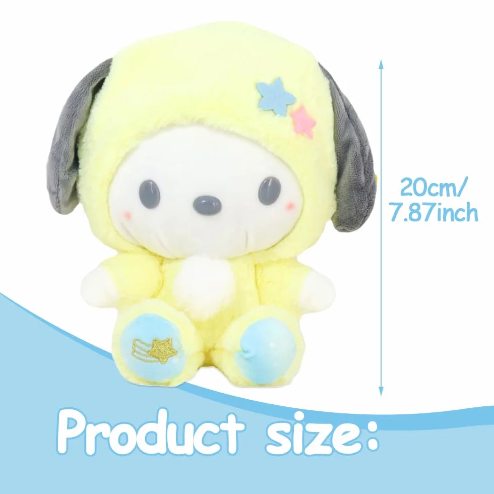 Pocchacco Morbido Peluche Bambola di Peluche Anime Peluche Doll Peluche Bambola di Peluche Carino Bambola di Peluche Come Regalo Meraviglioso per la Famiglia e i Bambini 20 CM
