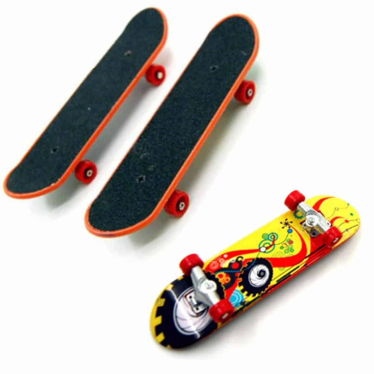 TOPWAYS® Finger Mini Skateboard 6 pezzi, Skate per Dita Giocattolo da Deck Truck Finger Board Skate Park Boy Bambini Regalo per Bambini,Bomboniere Giocattoli Festa