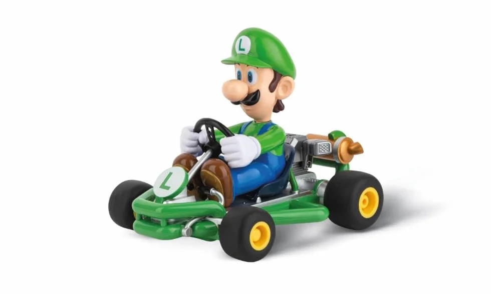 Carrera - 370200984P - 2,4GHz Mario Kart Pipe Kart, Luigi