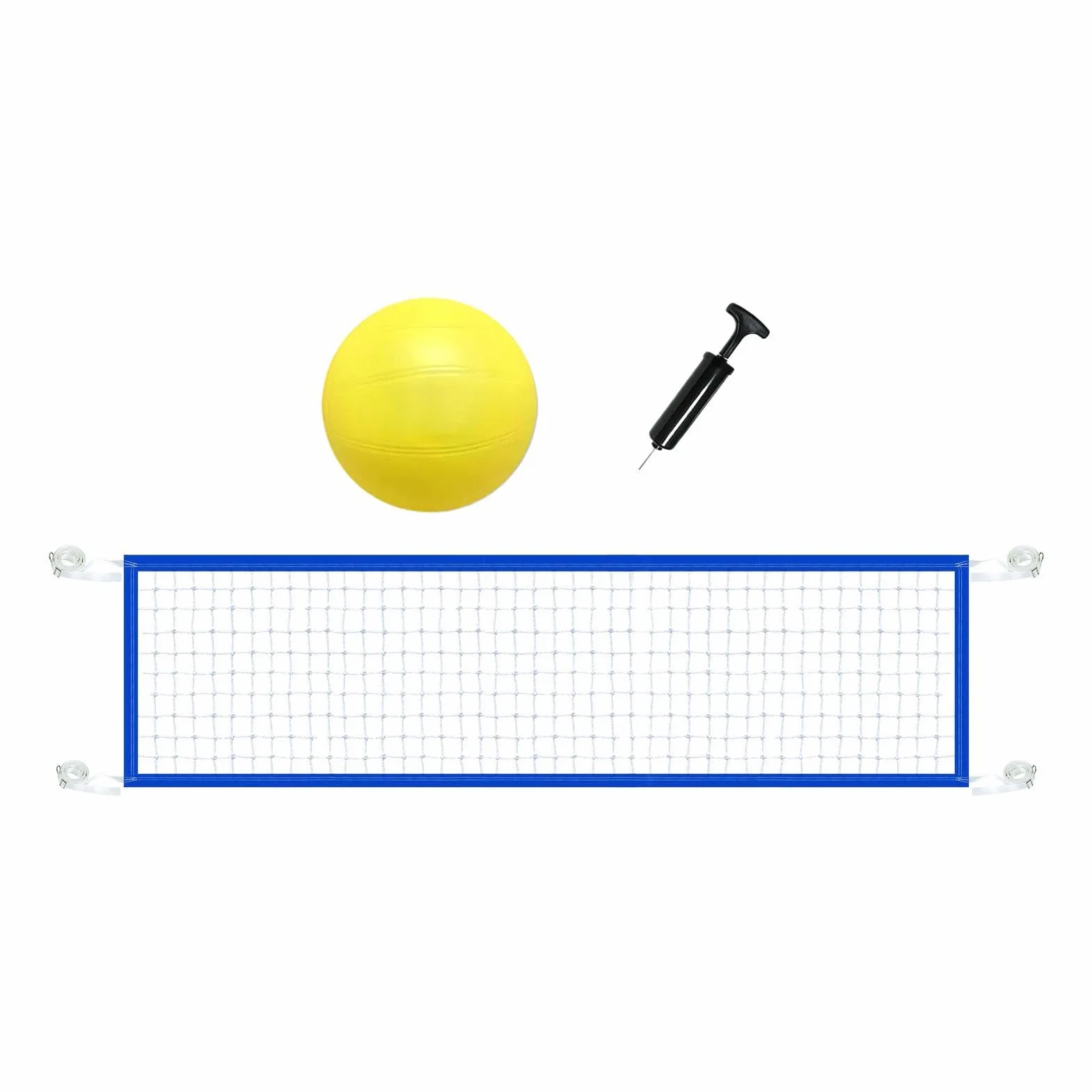 Generico Rete da Pallavolo in Piscina - Rete Sportiva Portatile, Pallavolo in Piscina, con Fibbia Regolabili, Esterne Sostitutive | Accessorio da Gioco Galleggiante, Set da Gioco per Cortile da Giard