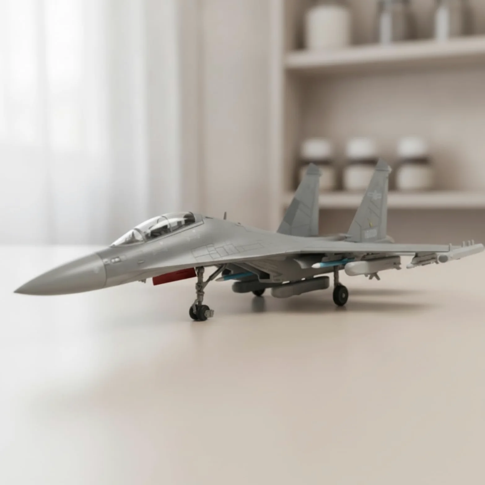 Aereo da Elettronica Modello Kit Aereo da Jet da Combattimento Struttura con cessori Fili da Installare Adatto per Hobbisti Decorazione 1 72