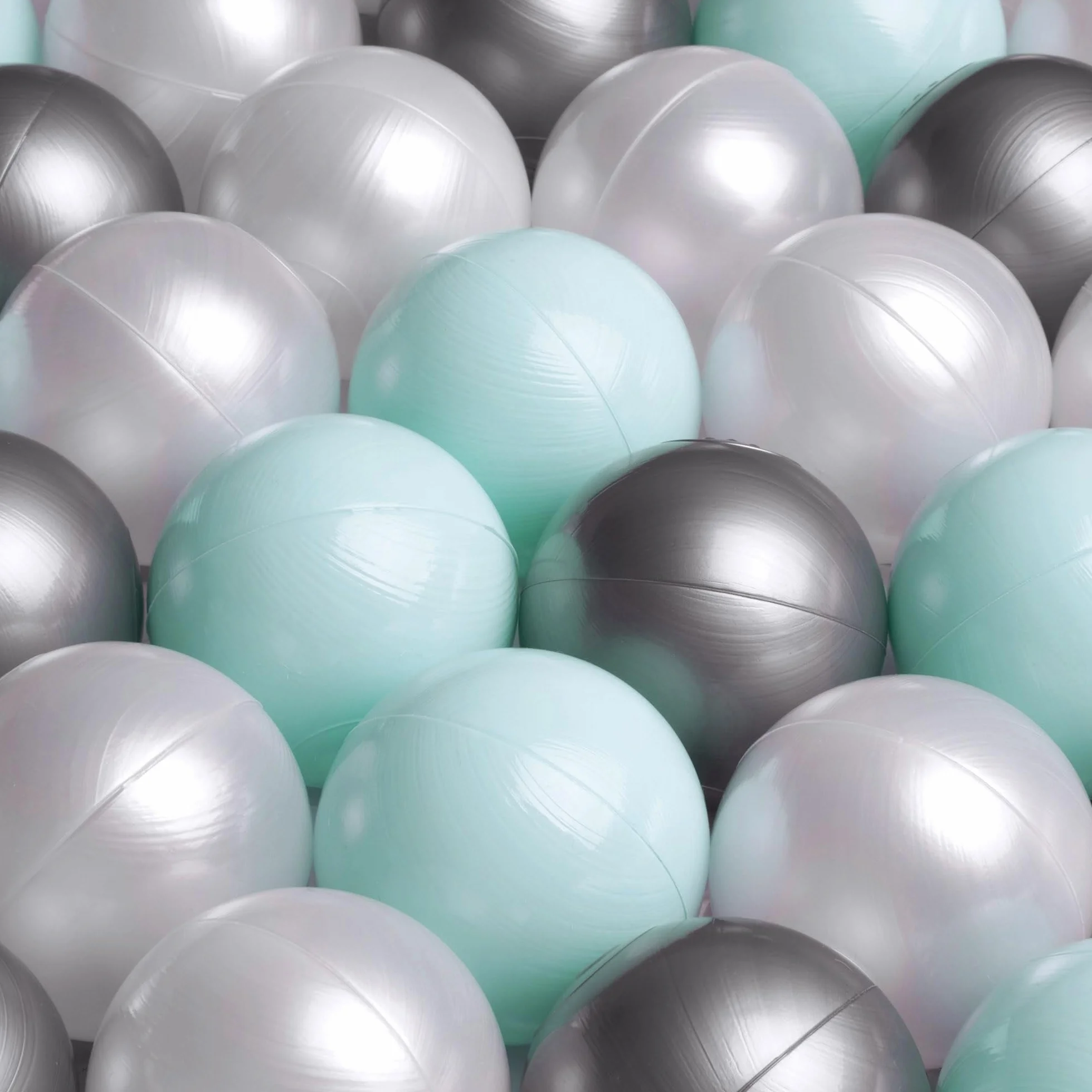 MISIOO Piscina di palline per bambini, 95 x 30 cm, 400 palline (6 cm), giocattolo per bambini a partire da 1 anno, perfetto per bambini e divertimento