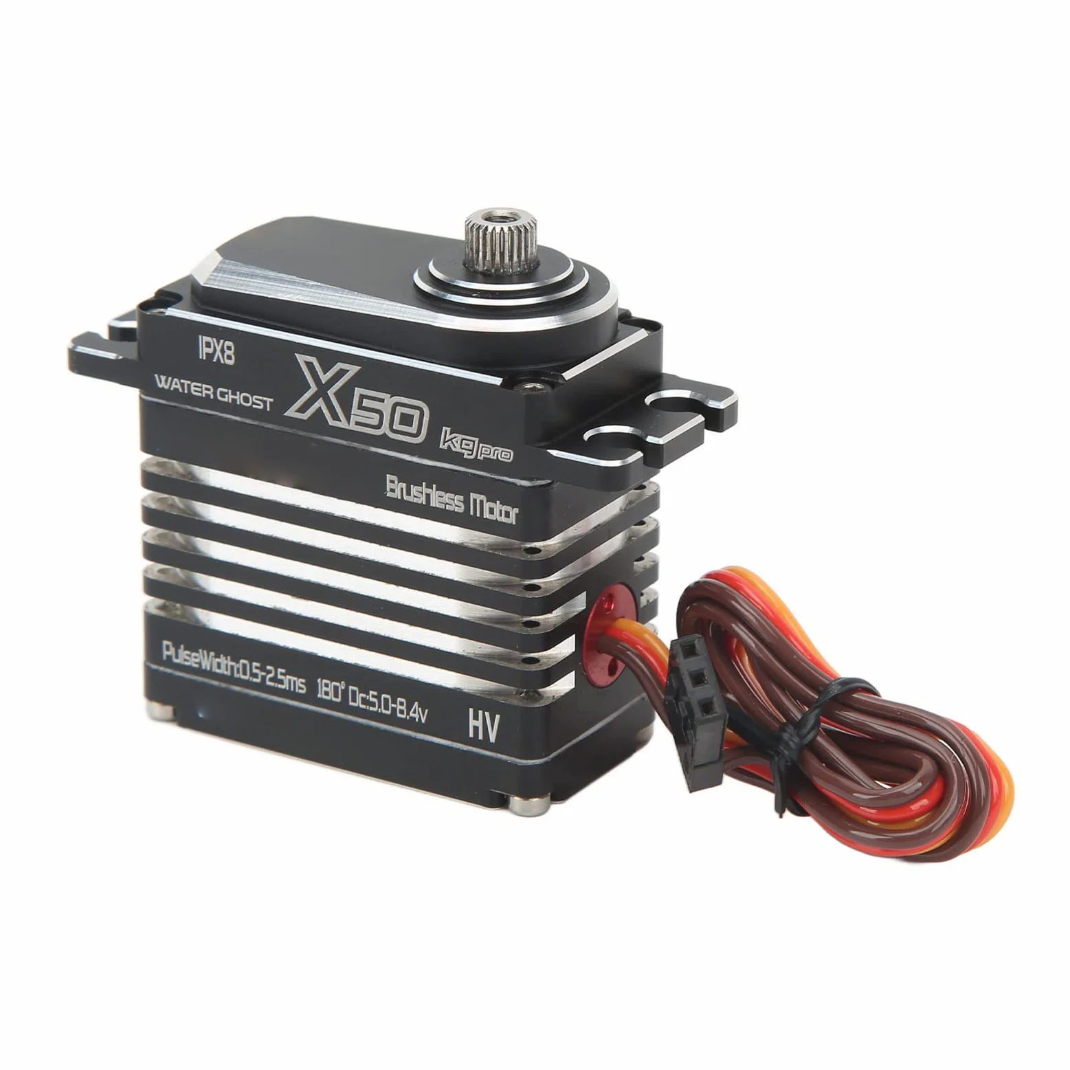 Servo digitale RC , servocomando per auto RC multiuso con ingranaggi precisi ad alta velocità IPx8 per auto RC 1/8 1/10
