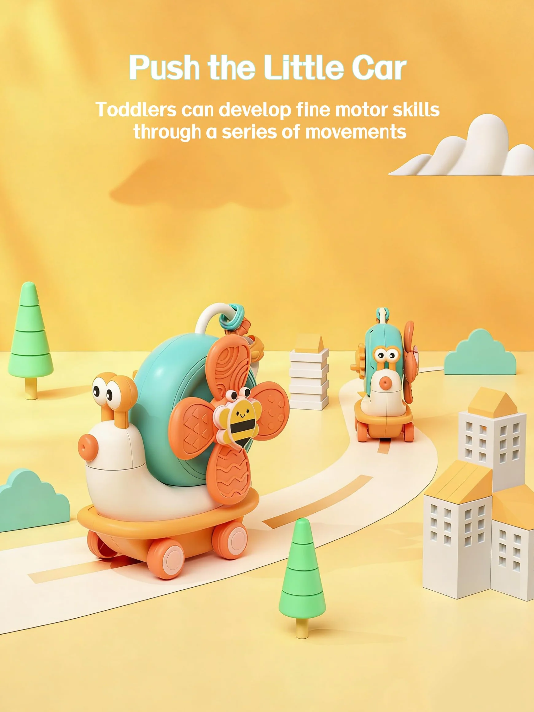 VORENUS Seggiolone Ventosa per Bambini 6 Mesi Montessori Sensoriale Giochi Neonato 6-9 Mesi Educativo Attività Giocattoli Bambini con Ventose Regalo Bimbo 1 Anno 12 Mesi