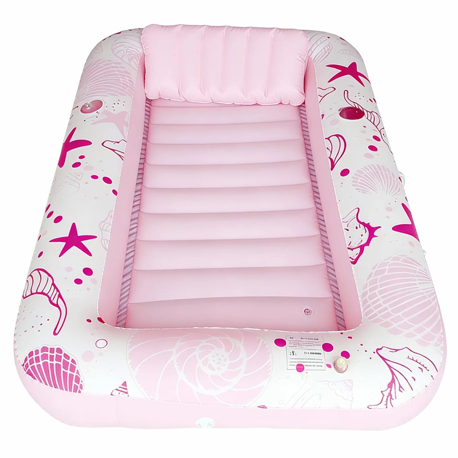 Lettino gonfiabile per piscina, comodo per prendere il sole, 185 x 115 x 25 cm, gonfiabile, per prendere il sole, design con valvola a doppio strato, per spiaggia e lago