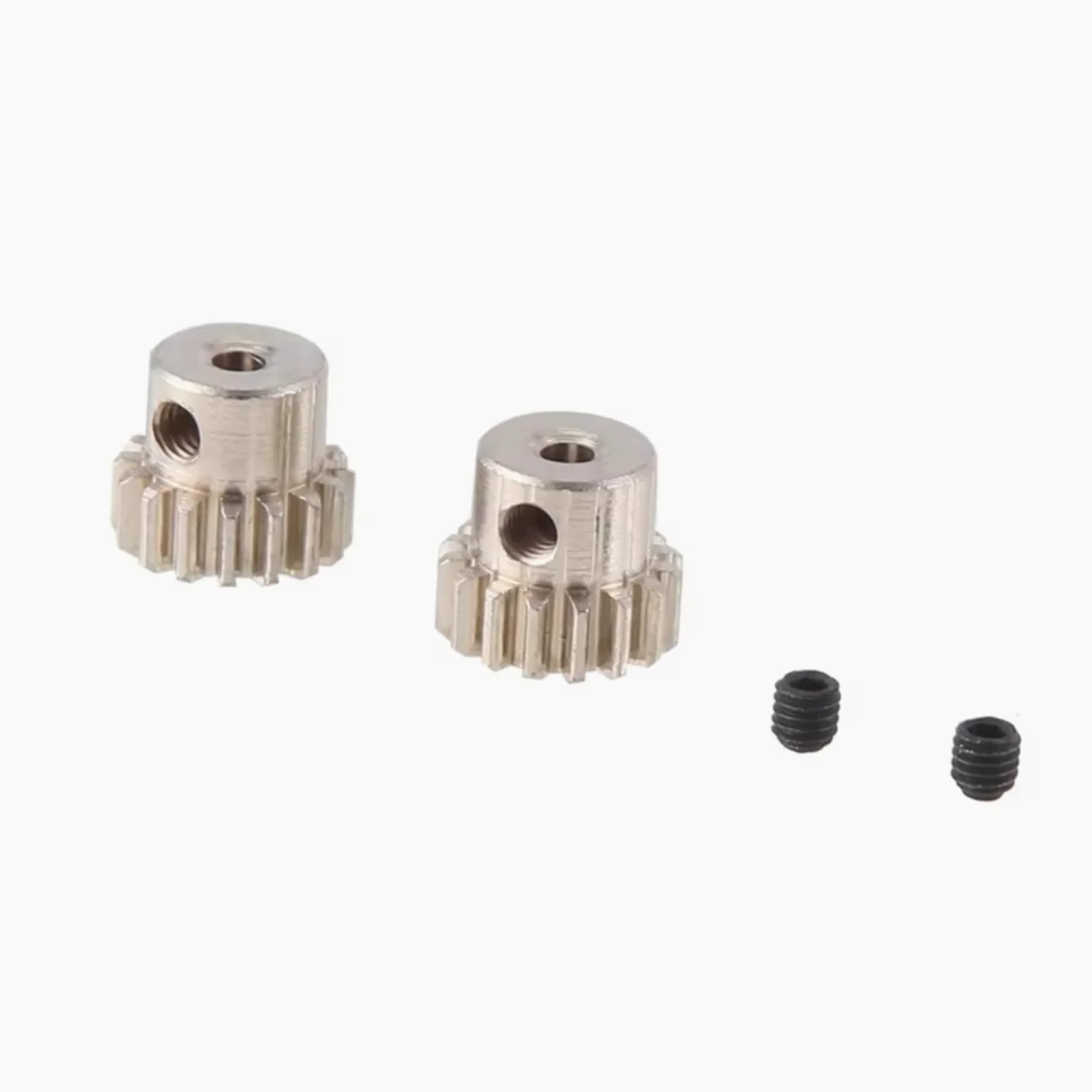 Ricambi Crawler RC Per Hsp Per Rgt Per Redcat 1/12-1/16 RC Auto Aggiornamenti Parti 7075 Pignone In Alluminio Ingranaggio Motore 16T 2 Pezzi 2.3mm Albero 48DP