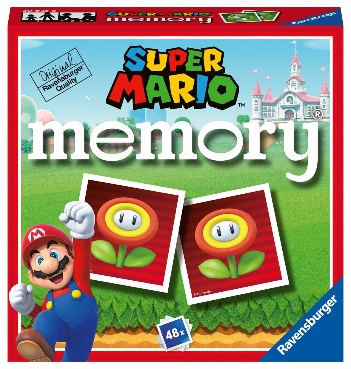 Ravensburger - Super Mario Mini Memory | Gioco Bambino 3 Anni | Memory Gioco per Bambino | 48 Carte Di Supermario | Regalo Bambino 3 Anni o Piu | Mario Bros | 2-6 Giocatori