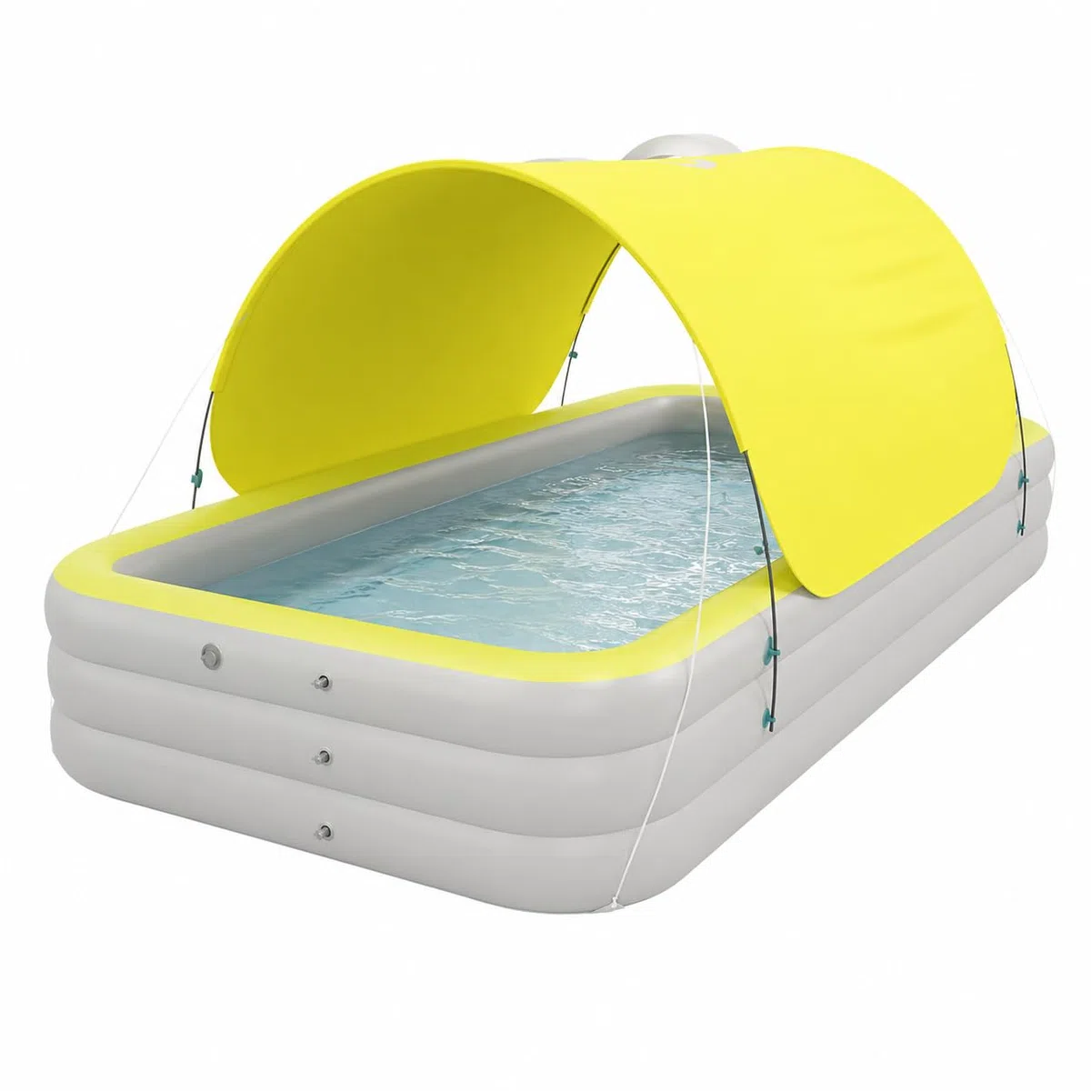 Piscina Gonfiabile Familiare Con Tettuccio, 260 Cm, Adulti E Bambini
