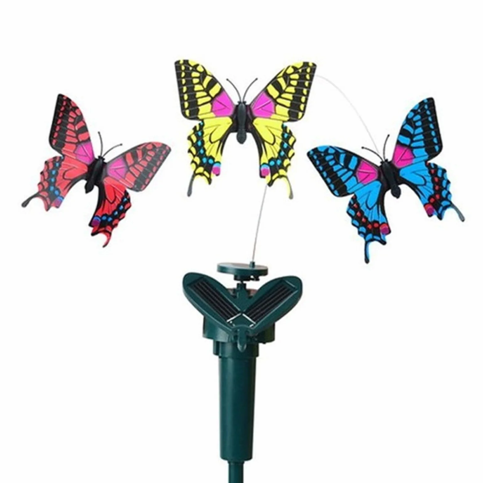 Farfalla solare volante decorazione giardino 5 pezzi