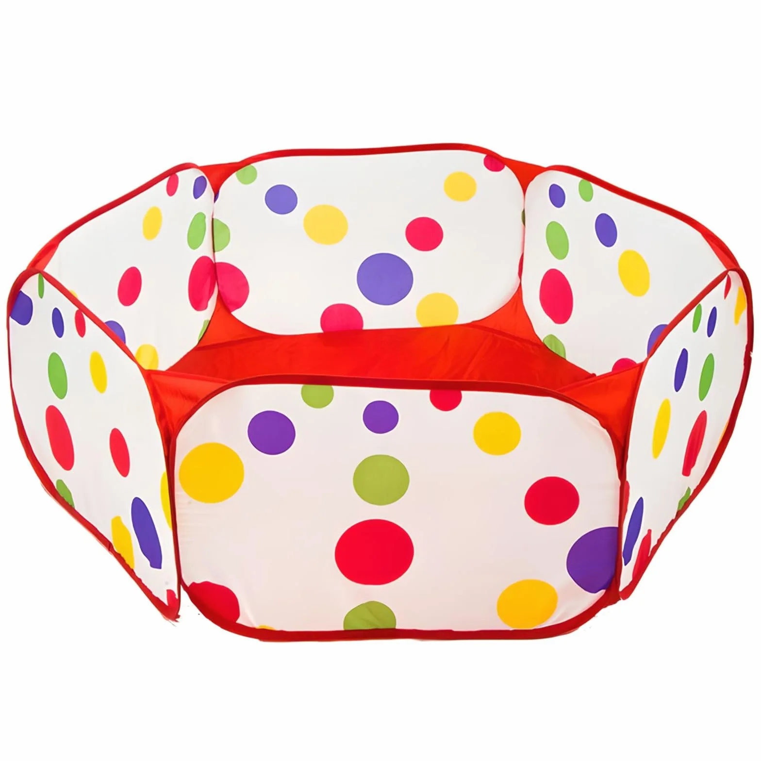 1.2m Tenda Piscina di Palline per Bambini con Cerniera Rossa Deposito di Borsa