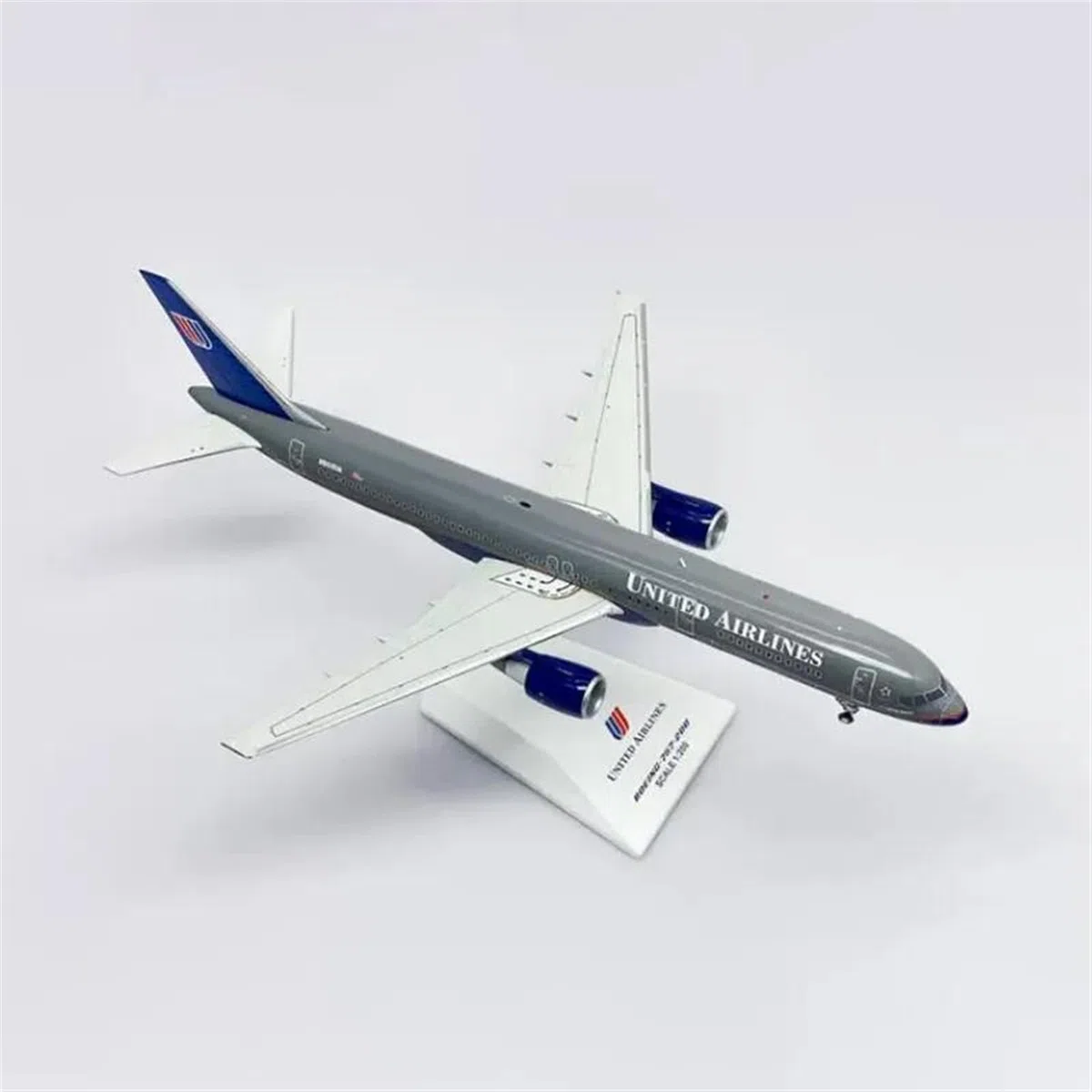 Modello di Aereo Modello di Aereo in Scala 1/200 B757-200 B757 N509UA per l'aviazione Civile degli Stati Uniti, Replica finita pressofusa, Modello di Aereo in Scala