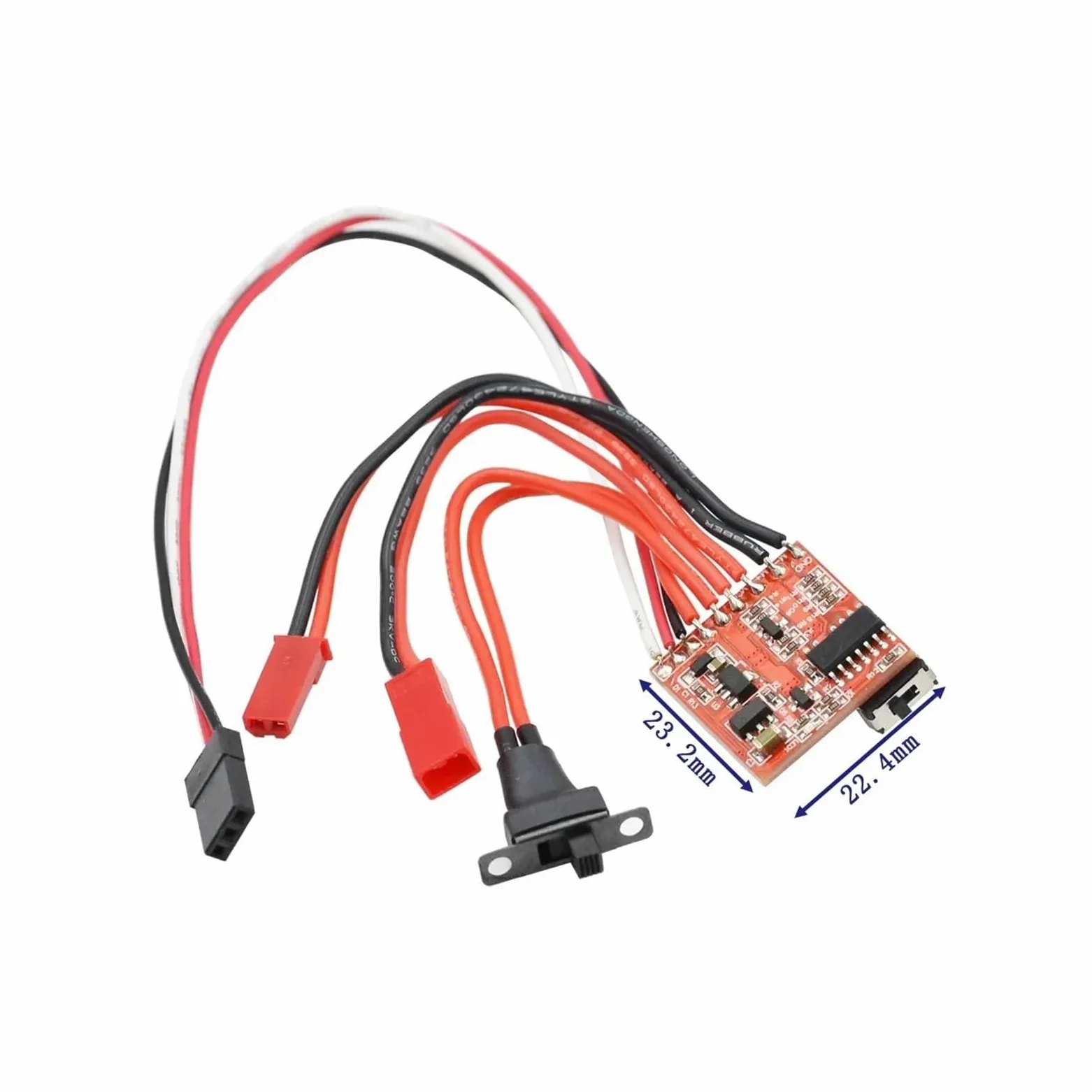 Per Mini 30A 4-8V Regolatore Velocità Elettrico Spazzolato ESC RC Ricambi Auto Accessori Modificati Sostituzione Off Road Veicoli Camion Veicolo ESC RC