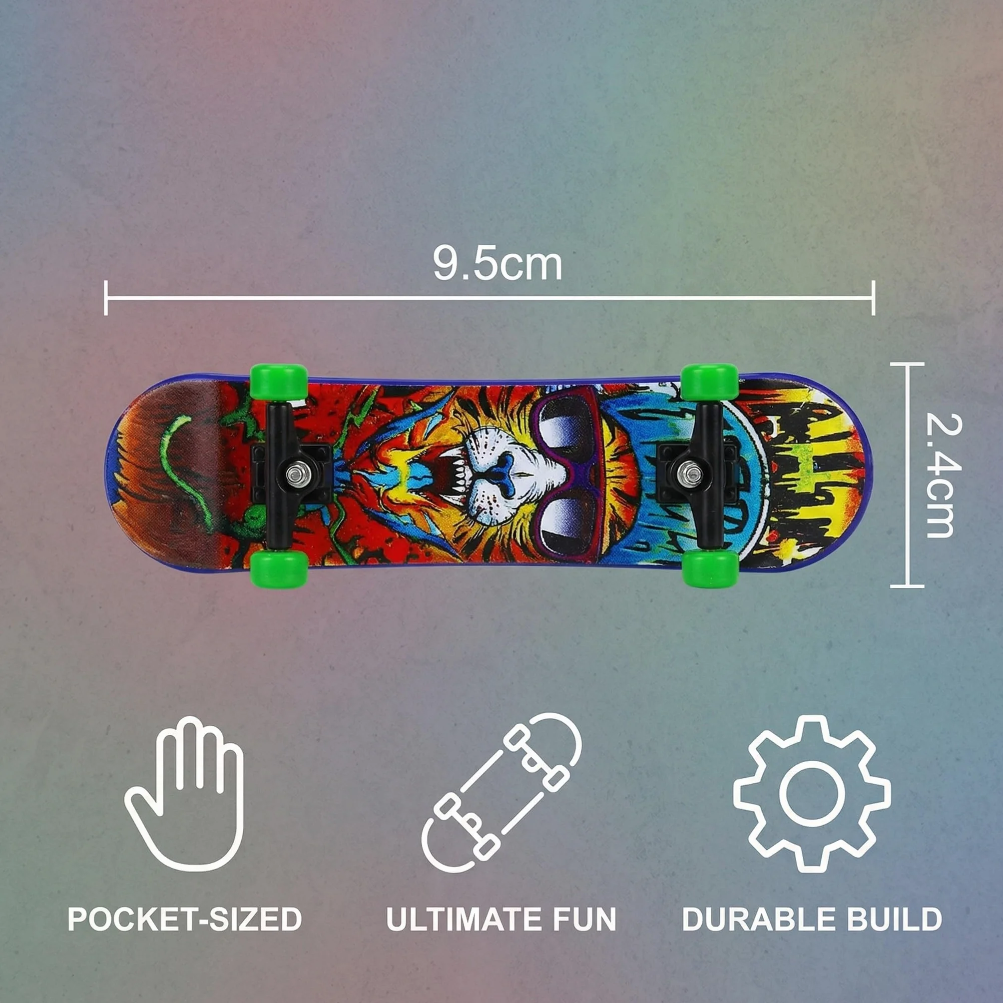 30 Pezzi Finger Mini Skateboard da Dito per Bambini, Giocattolo in Lega, per Giocare o Come Decorazione Regalo per Festa di Bambini Compleanno