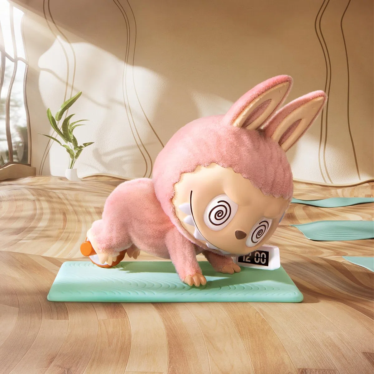 POP MART The Monsters Lazy Yoga, 10 statuine della serie The Monsters Blind Box, figure dal design casuale, giocattoli da collezione, decorazioni per la casa, regali di compleanno per le vacanze, set