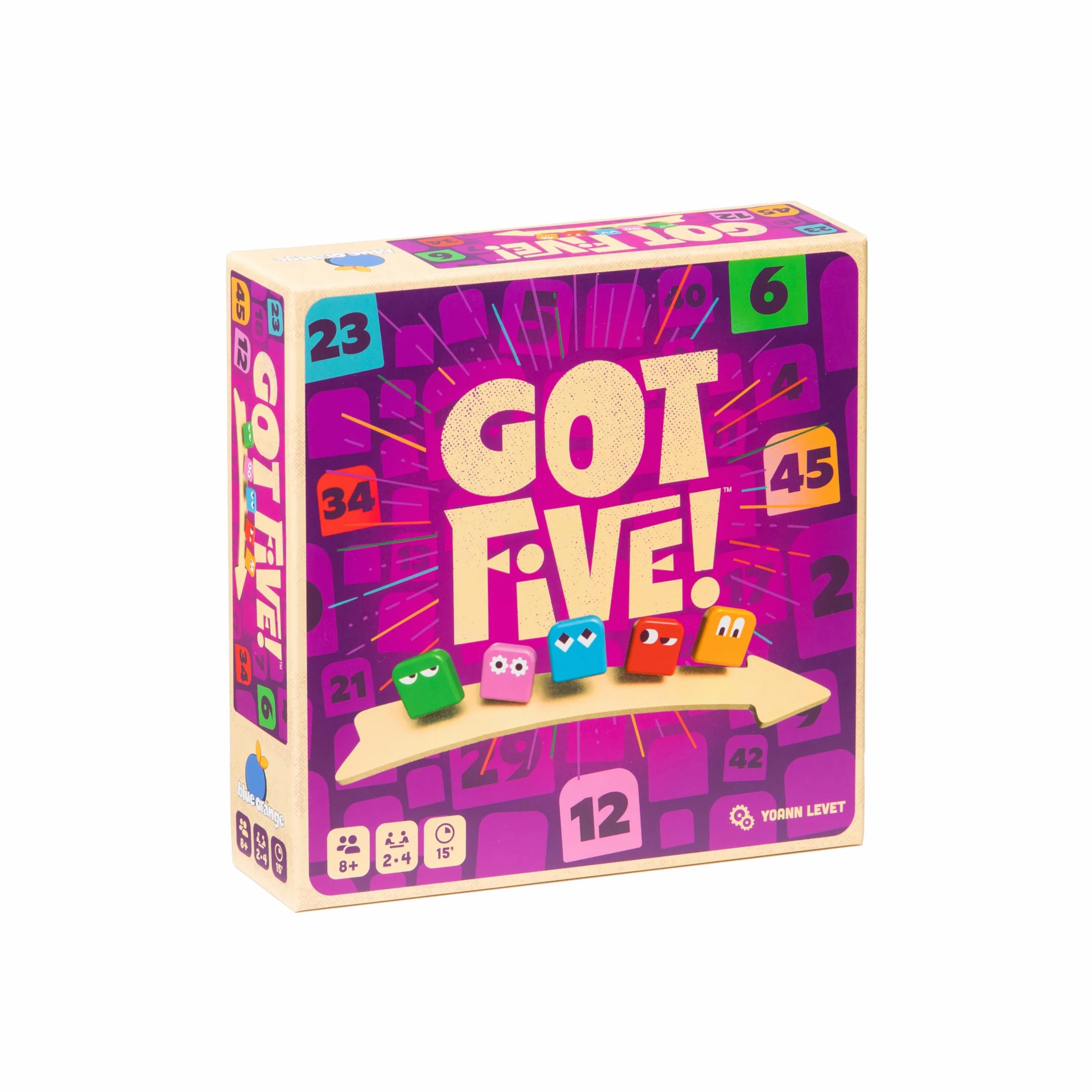 Blue Orange - Got Five - Gioco di Società - Logica e Deduzione - Piastrelle - Ideale tra amici o familiari - Da 8 anni