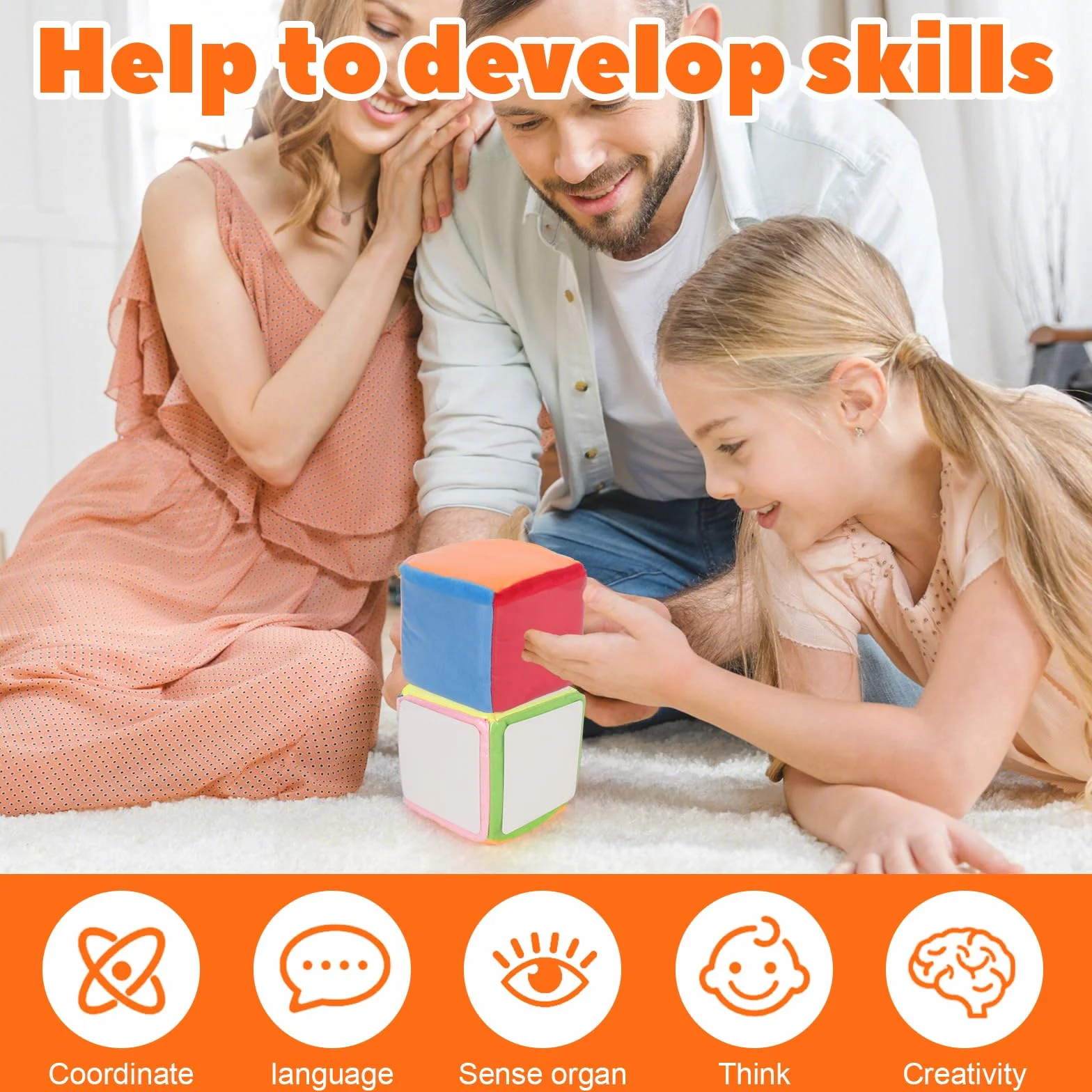2 Pezzi Dadi Tascabili, 10 CM Cubi Con Tasche Con 50 Carte Vuote, Dadi Con Tasca Trasparente, Insegnante Cubi Di Apprendimento, Per Asilo, Scuola Materna, Apprendimento Precoce, Scuola Materna