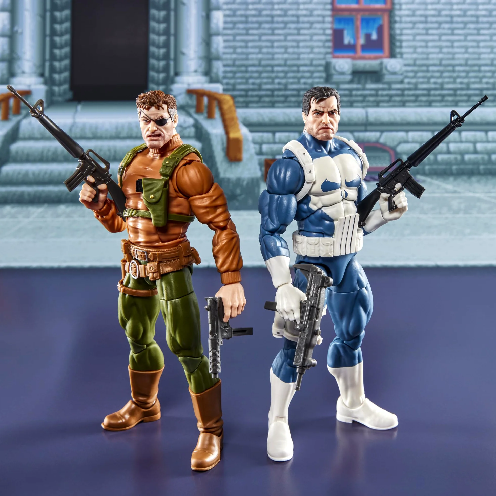 Hasbro Marvel Legends Series, Gameverse, The Punisher e Nick Fury, action figure collezionabili