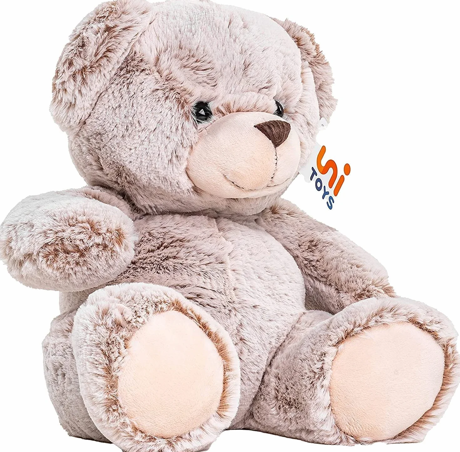 Uni-Toys - Teddy super morbido (marrone chiaro) – 24 cm (altezza) – Orsacchiotto – Peluche peluche – Te-00201