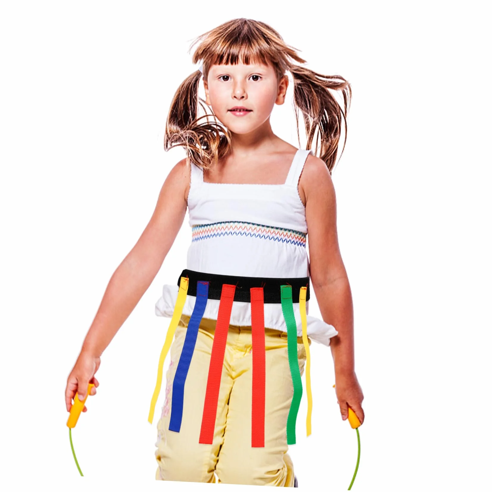 5sets Cinture Per Giochi Di Reazione Ragazzo Ragazza Attività Outdoor Con Code Colorate Prodotto Per Allenamento Sensoriale Adatto Ragazzi e Ragazze Per Giochi Di Gruppo e Famiglia