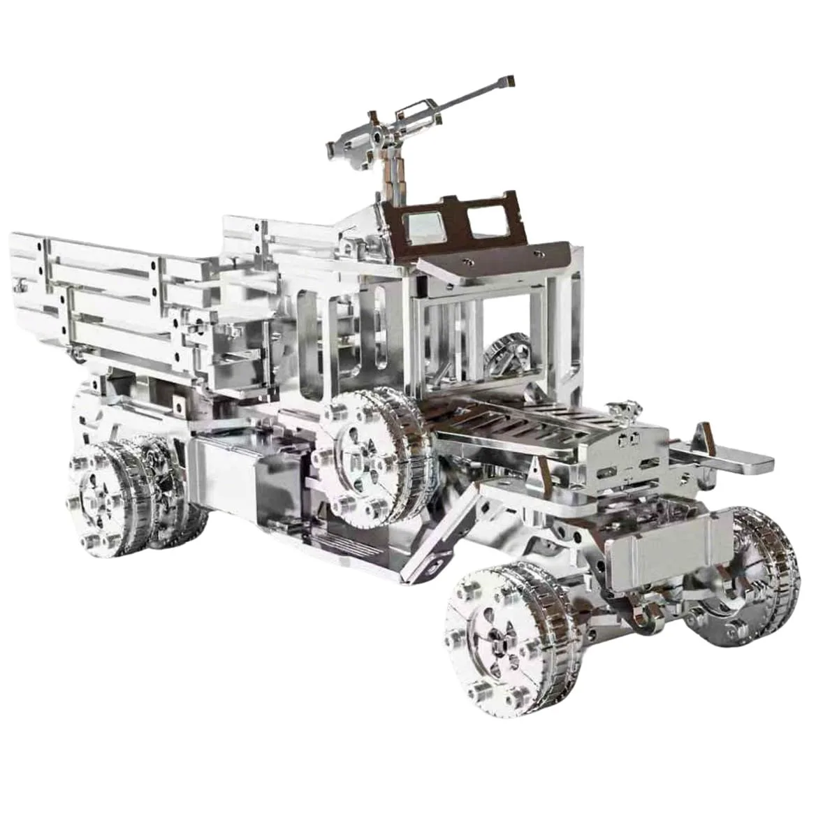 WYFTOY 3D Steampunk Meccanico Metallo Assemblaggio Modello Kit STEM Educativo Warflare Combattimento Camion Assemblaggio FAI DA TE Set di Costruzione per Adulti
