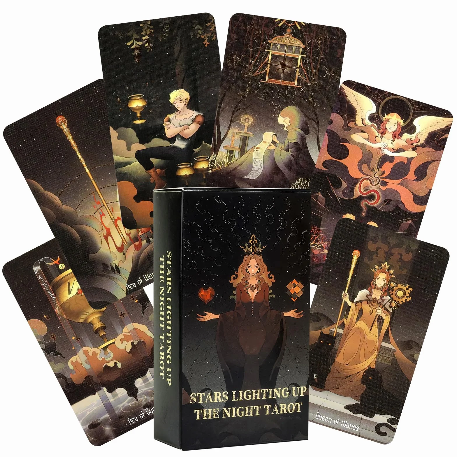 78 Tarocchi Classici, Tarocchi Adatti, Tarocchi Carte Ai Principianti, Mazzo di Tarocchi, Principianti Tarocchi, Divinazione Gioco Edizione Inglese, Adatto per Carte da Gioco Festa E Festival