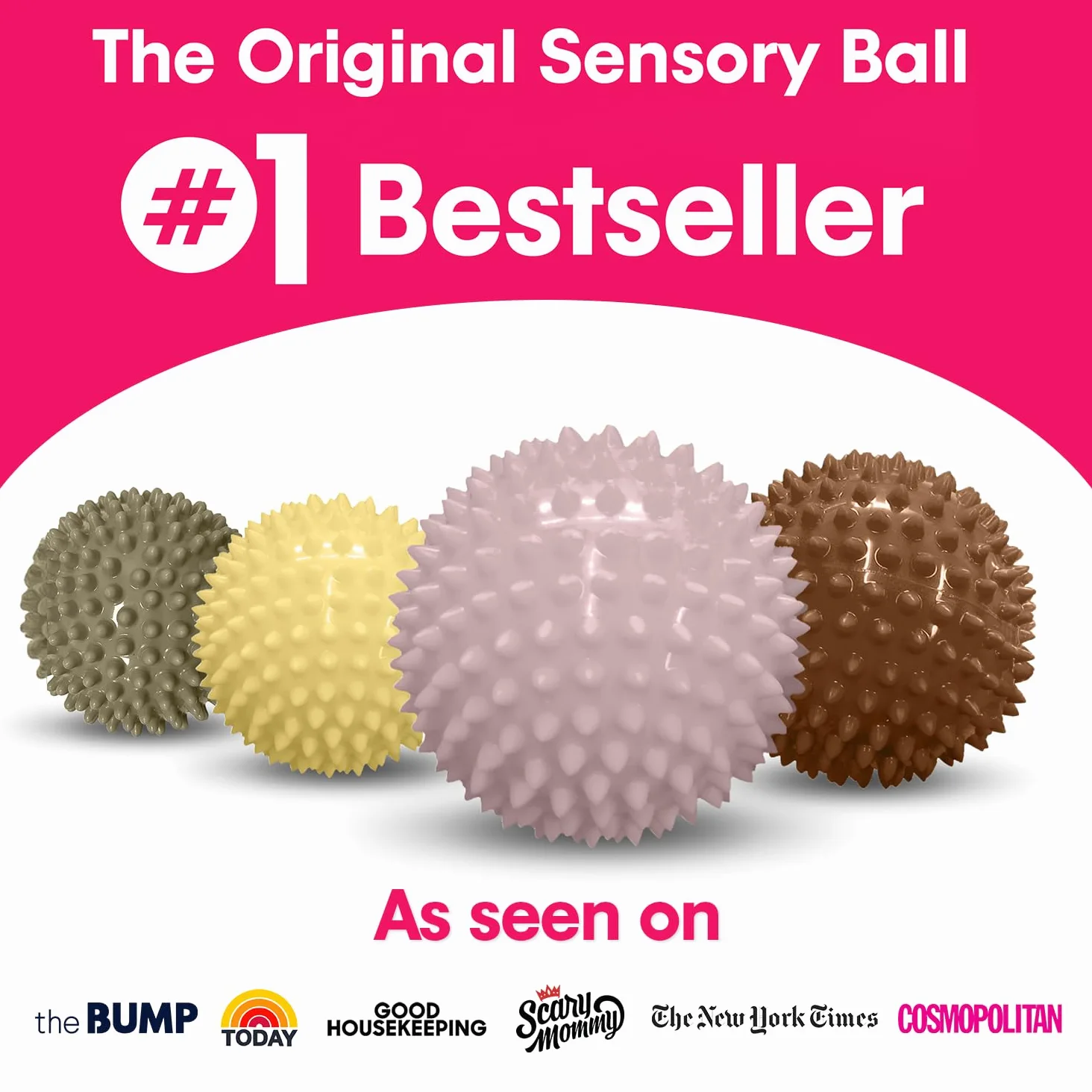 Edushape Sensoriali Palline Boho Chic - 10cm