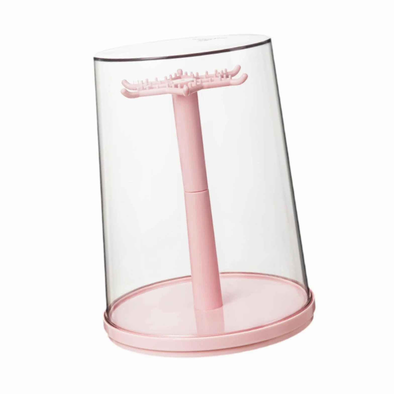 Espositore girevole a 360° per bambole, in polipropilene di alta qualità, per mini giocattoli, statuette e organizer per gioielli (22 x 29 cm)
