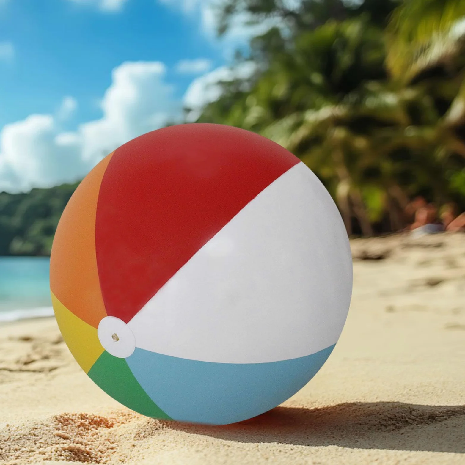 Pallone da Spiaggia Gonfiabile per Adulti, attività All'aperto, Resistente all'Usura, per L'Estate, novità, Articoli per Feste, Giochi D, 120 Centimetri