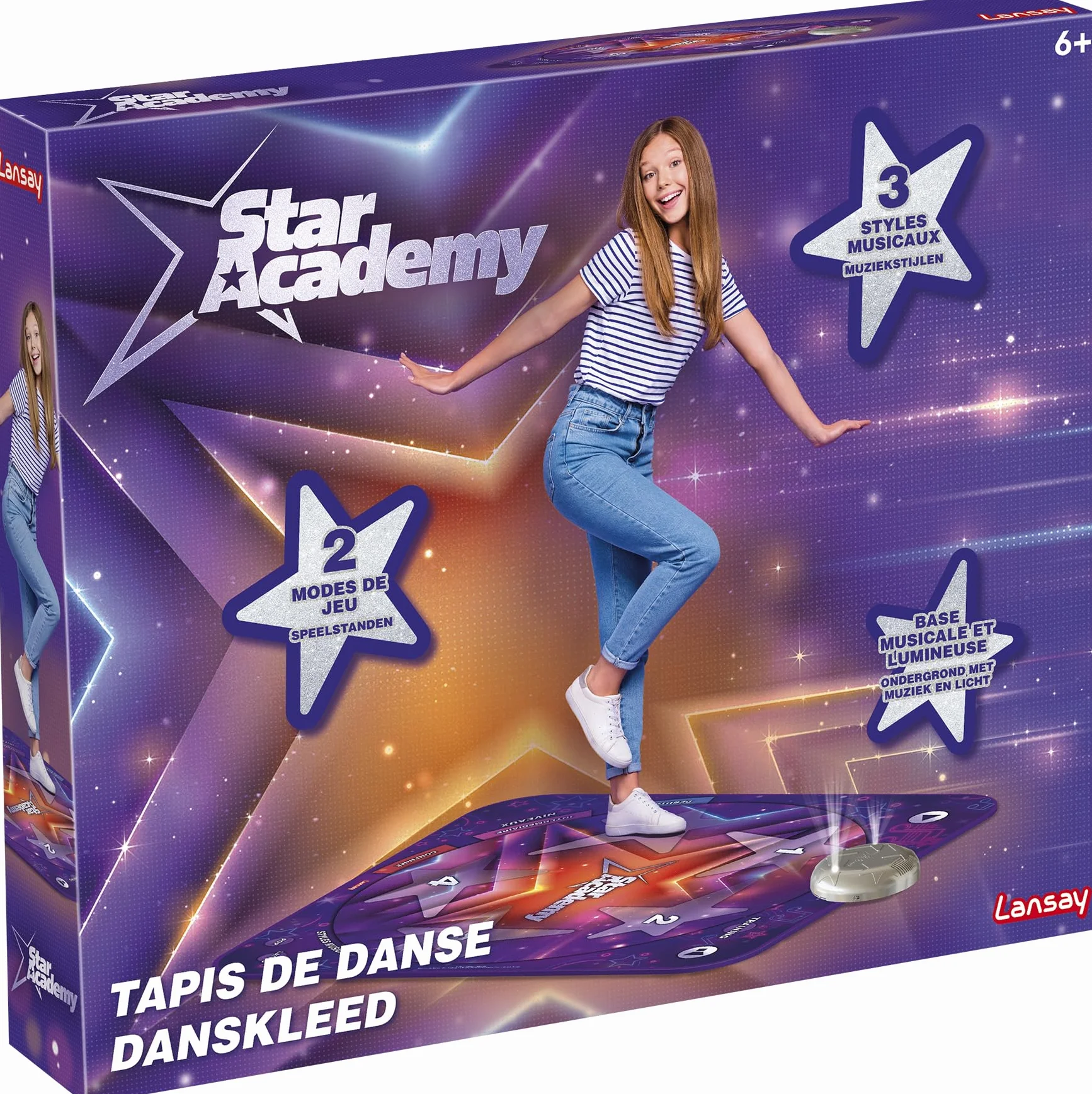 Lansay Star Academy Tappeto da ballo, per bambini, elettronico junior dai 6 anni