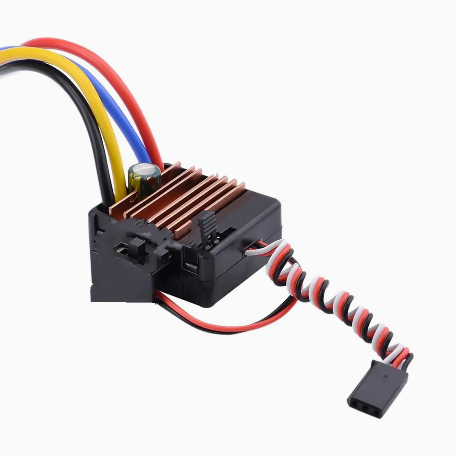Per Tamiya Per Redcat Per Traxxas Per Wltoys 1/10 60A ESC Regolatore Di Velocità Elettronico A Spazzole 12428 RC Car Motore 540 550 RC ESC