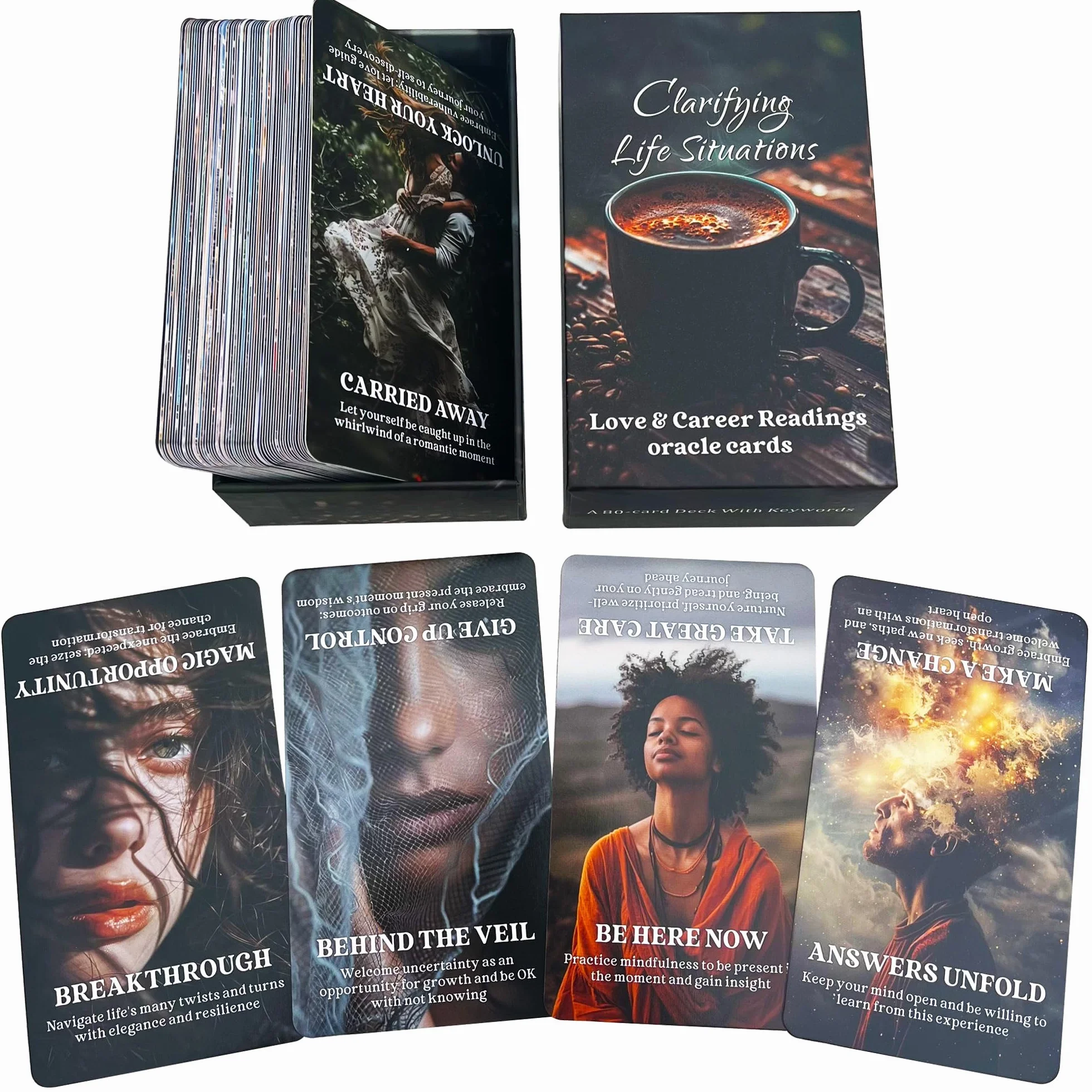Chiarire le situazioni di vita Oracle Cards per principianti, Love and Career Oracle Deck