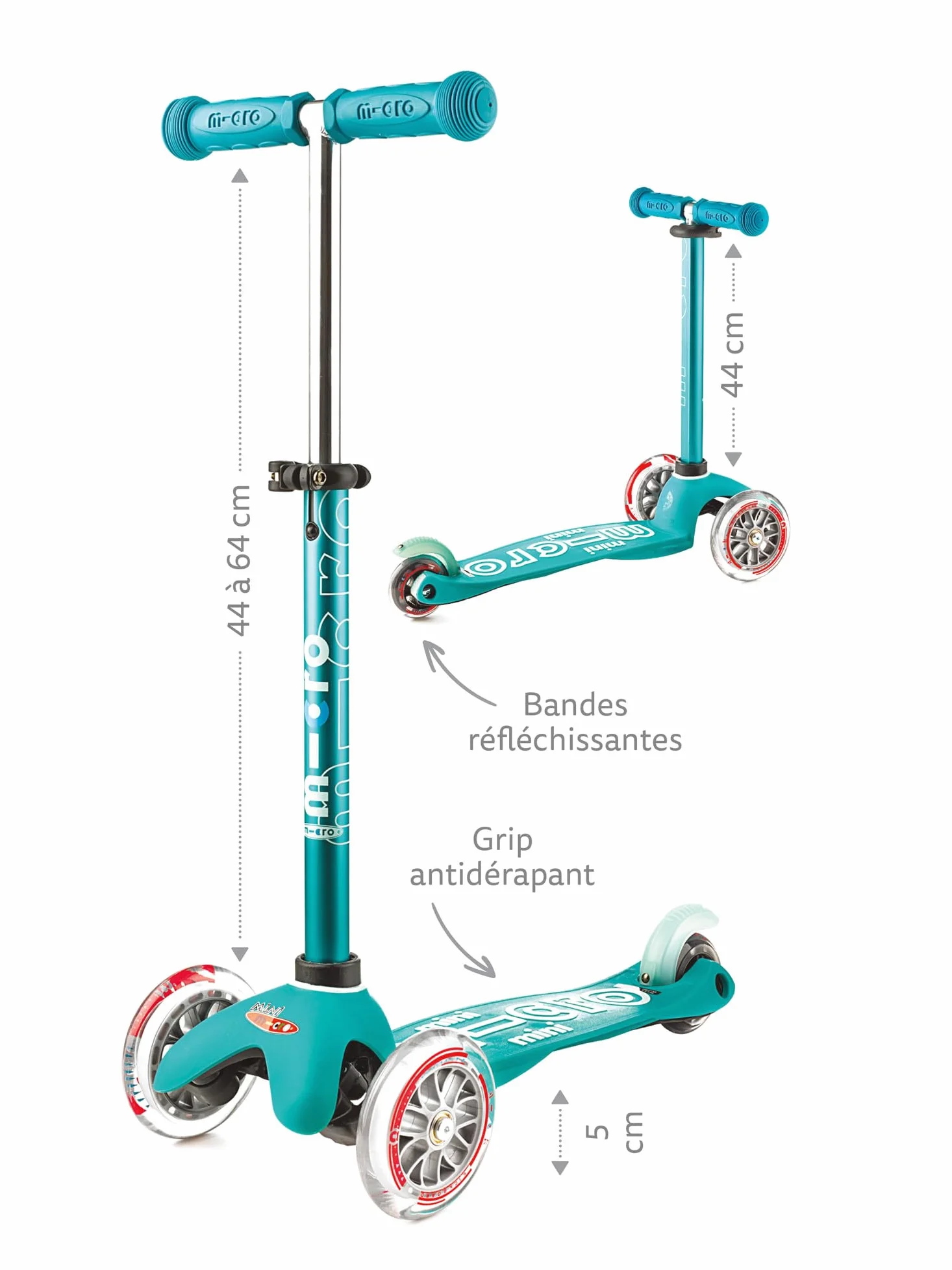 Mini Micro Deluxe monopattino rosso