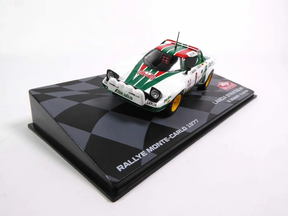 EAGLEMOSS RMIT3H 1/43 IXO Lancia Stratos HF 1977 Rallye Monte Carlo