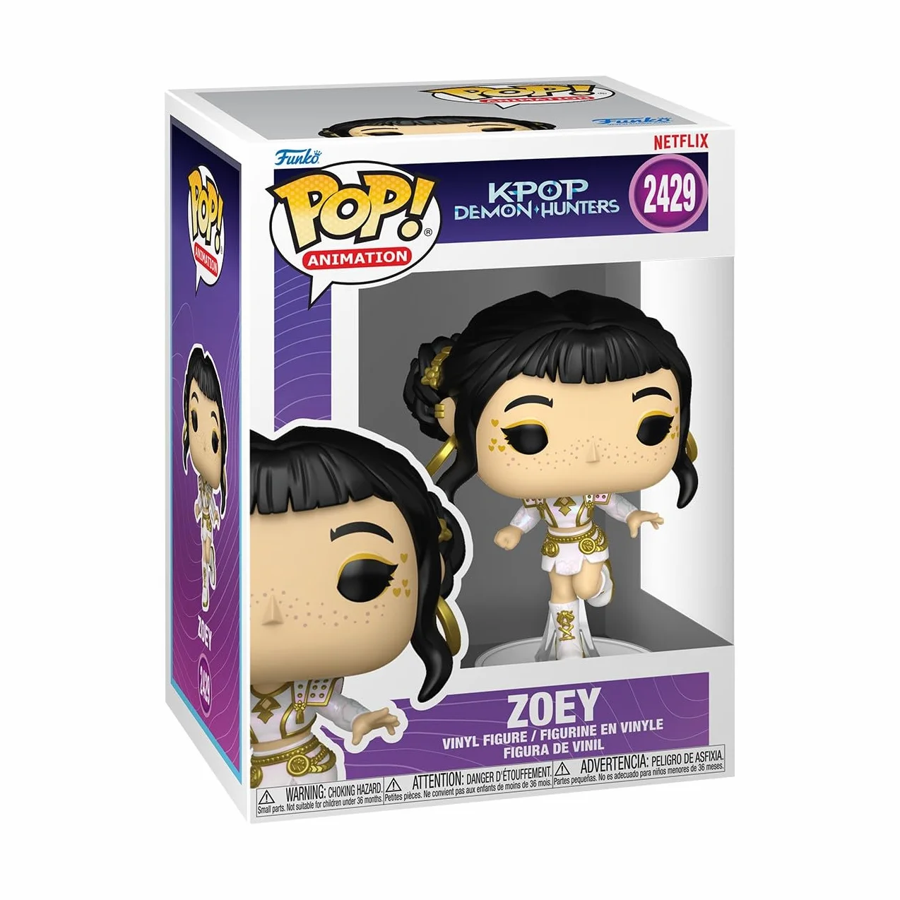 Funko POP! Animation: Netflix - KPOP Demon Hunters - Zoey - Figura in vinile da collezione - Idea regalo - Prodotto ufficiale - Giocattoli per bambini e adulti - Modello di figura per collezionisti