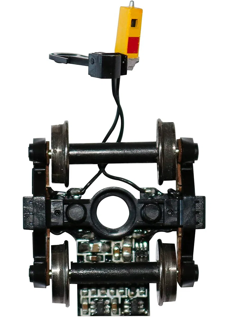 Bachmann 42907 Dispositivo di fine treno con LED lampeggiante a binario - Devisce scala HO, nero