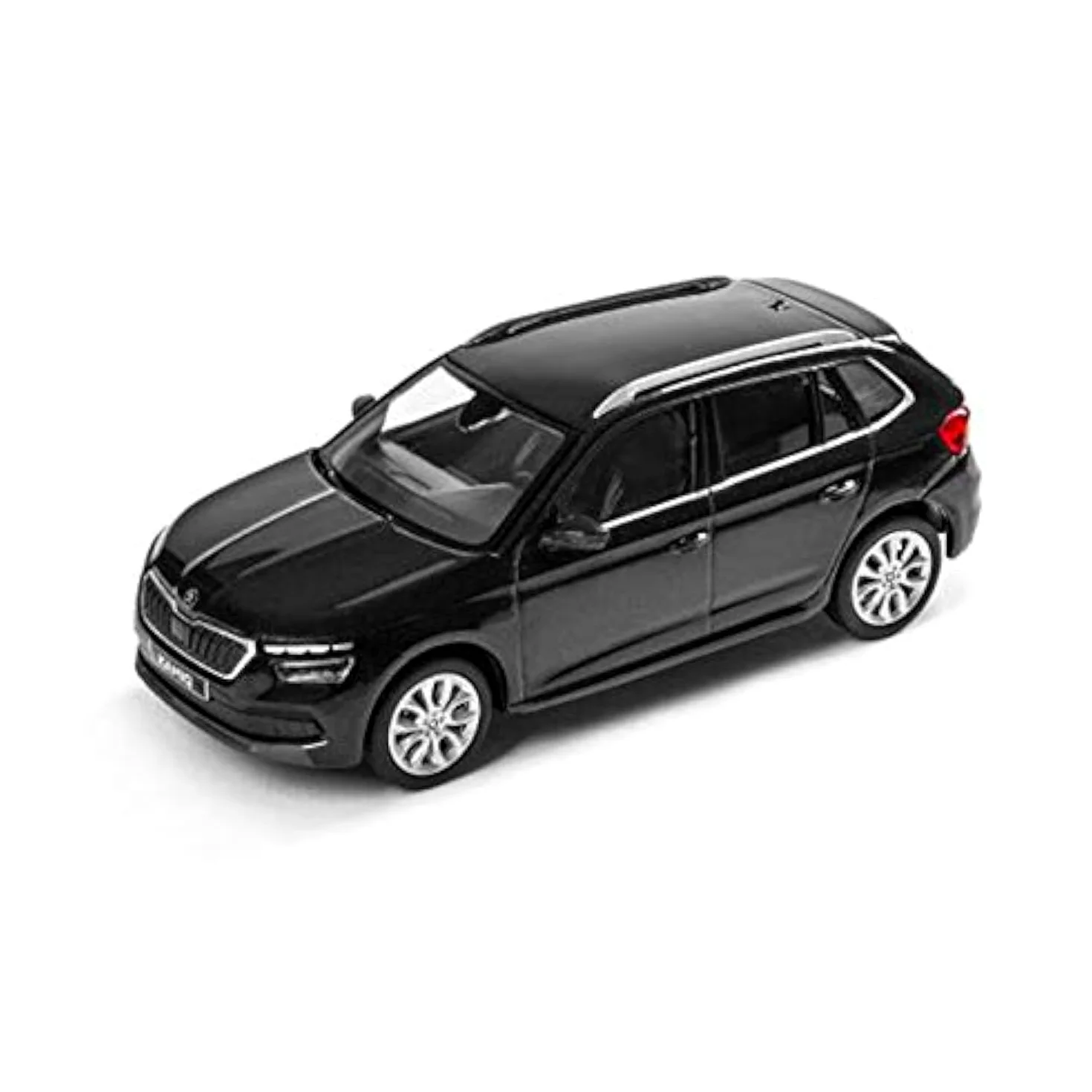 Skoda 658099300F9R Kamiq - Modellino Auto in Miniatura in Scala 1:43, Accessori magici Neri