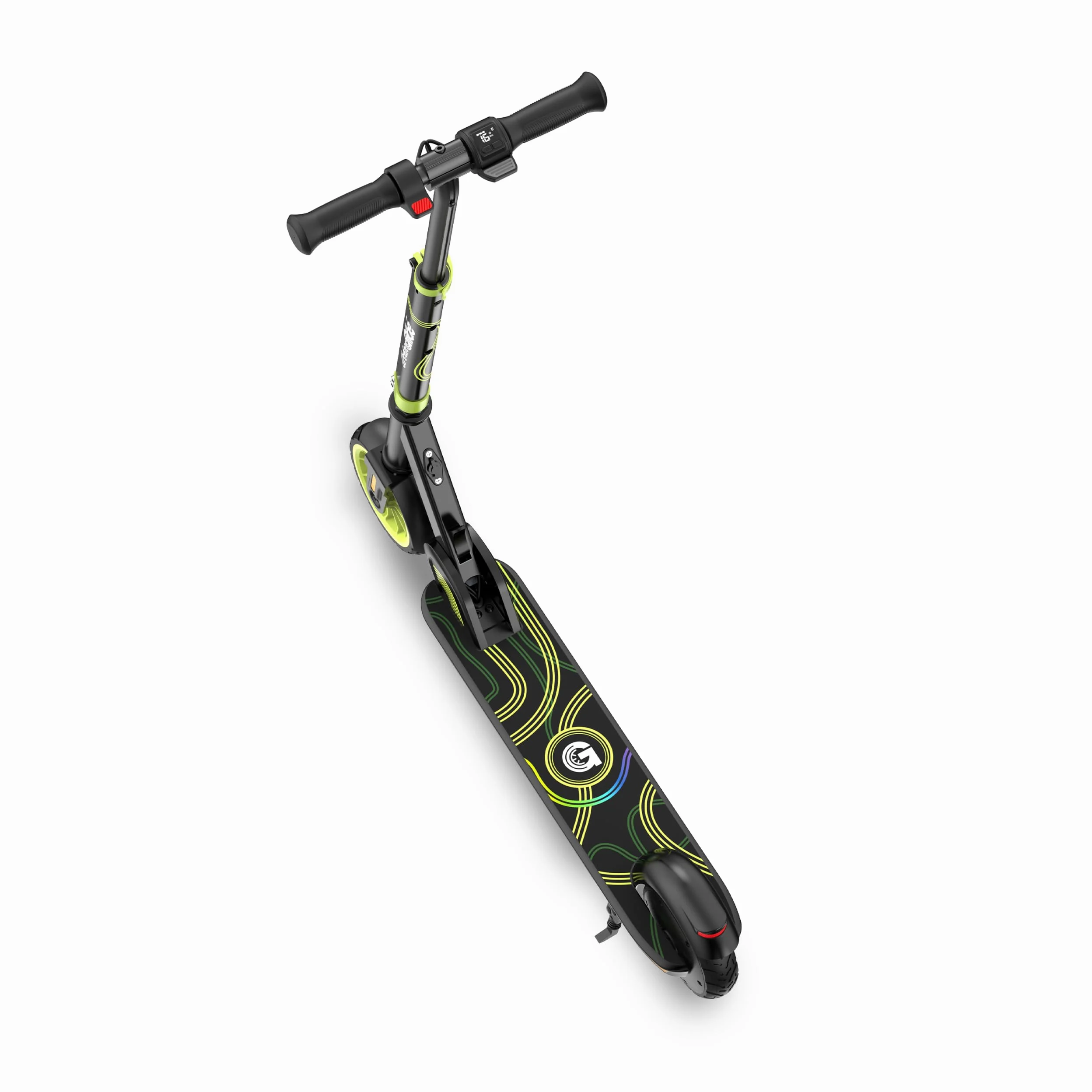 UrbanGlide Flash - Monopattino elettrico per bambini 6 anni+ | 16 km/h | Luci LED RGB | 6,5 kg