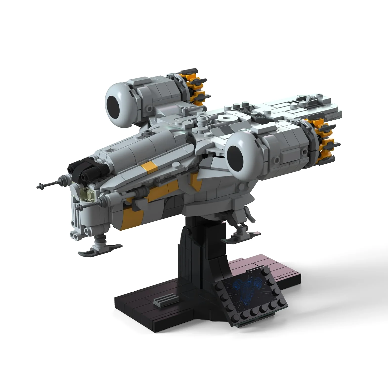 Givenni Star Ship - Set di blocchi da costruzione per adulti, serie Ultimate Collectors Star Ship Model Kit (777 pezzi)