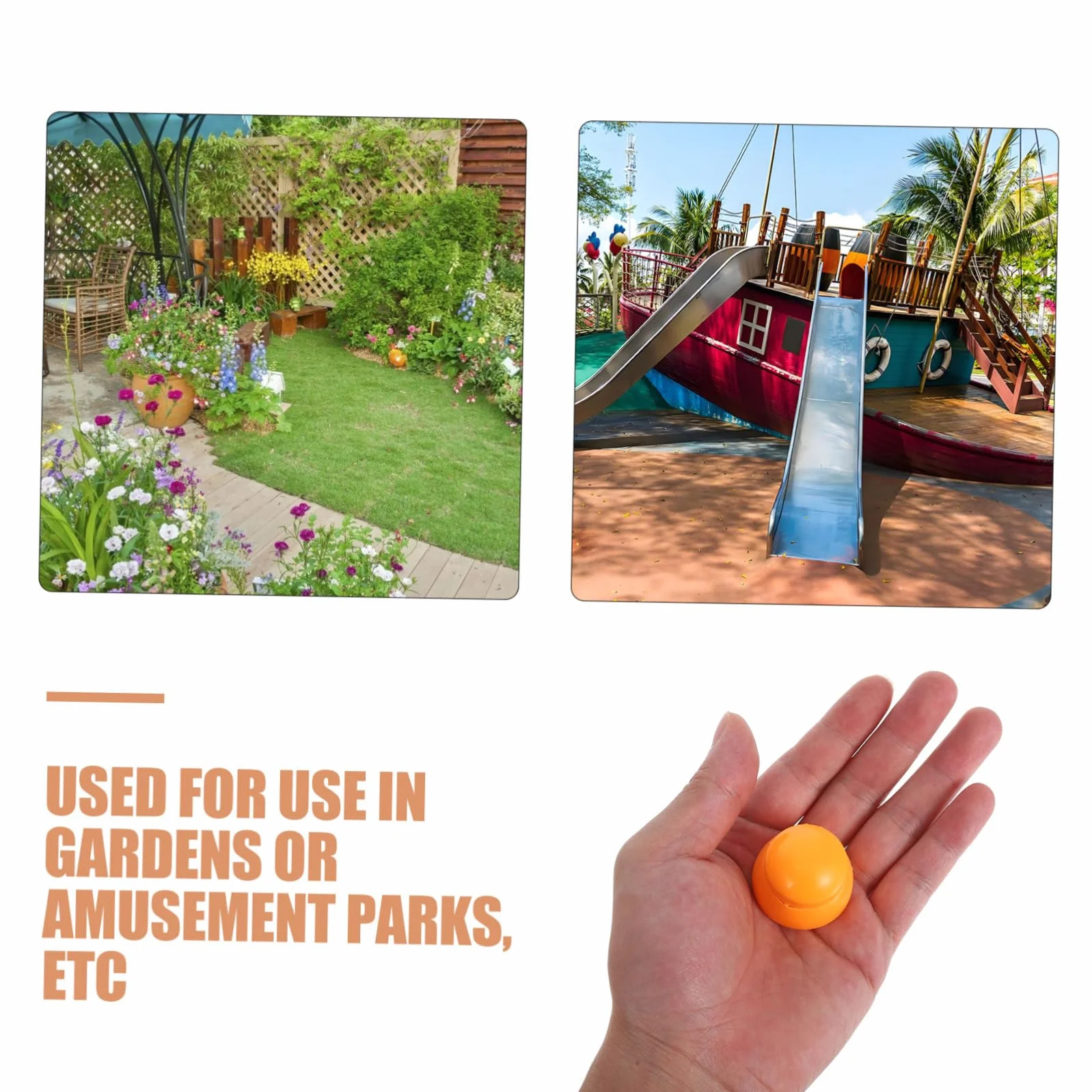 iplusmile 10 Pezzi Protezioni Per Controdadi Da Parco Giochi in Plastica Resistente Cappucci Per Bulloni e Viti Per Scivoli e Attrezzature Da Gioco All Aperto e Parchi Giochi