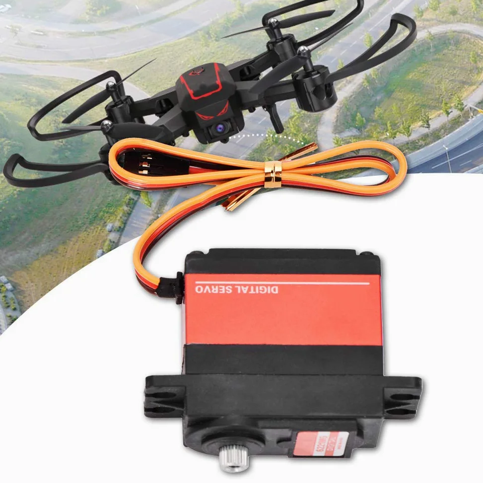VGEBY Servo RC Digitale, 20KG Full Metal Gear, Coppia Elevata per Auto e Aeroplano RC 1/10 1/8