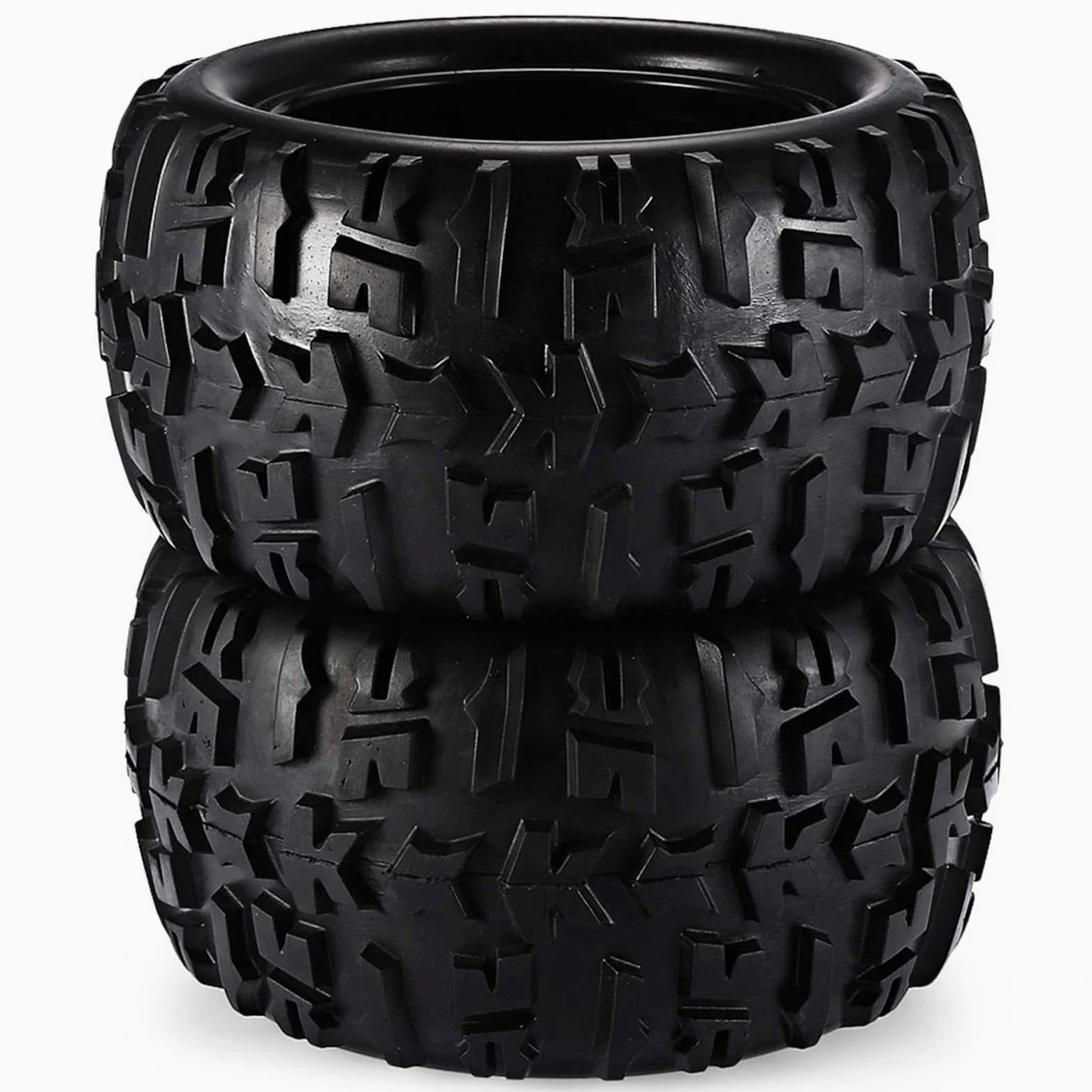 KEEDA Pneumatici 1/8 RC Monster Truck e Ruote Esagonali da 17 mm, 150 mm per Auto Redcat Rovan HPI E-MAXX Savage FLUX HSP Kyosho Hobao Arma Kraton (4 Pezzi)