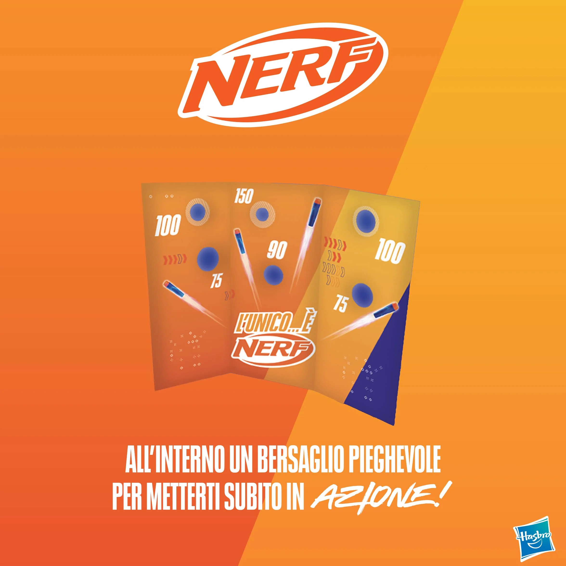 Hasbro Sorpresovo Nerf 2024 - Uovo con sorprese, Include Blaster e Set di bersagli, dagli 8 Anni in su