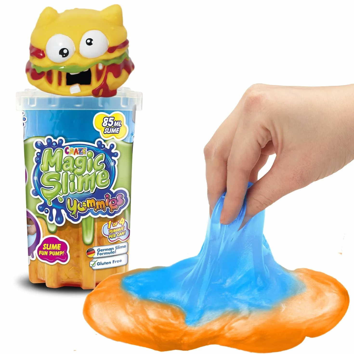 Craze Magic Slime YUMMIES Melma per bambini in colori al neon 85 ml
