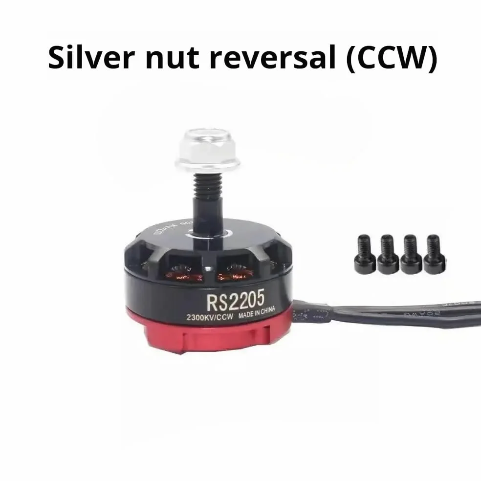 Motore brushless 2205 2300KV 2-3S per aeroplano radiocomandato, 5 mm, fusto CW CCW High Thrust FPV Racing Multicopter Motor (2205-CCW-1PCS)