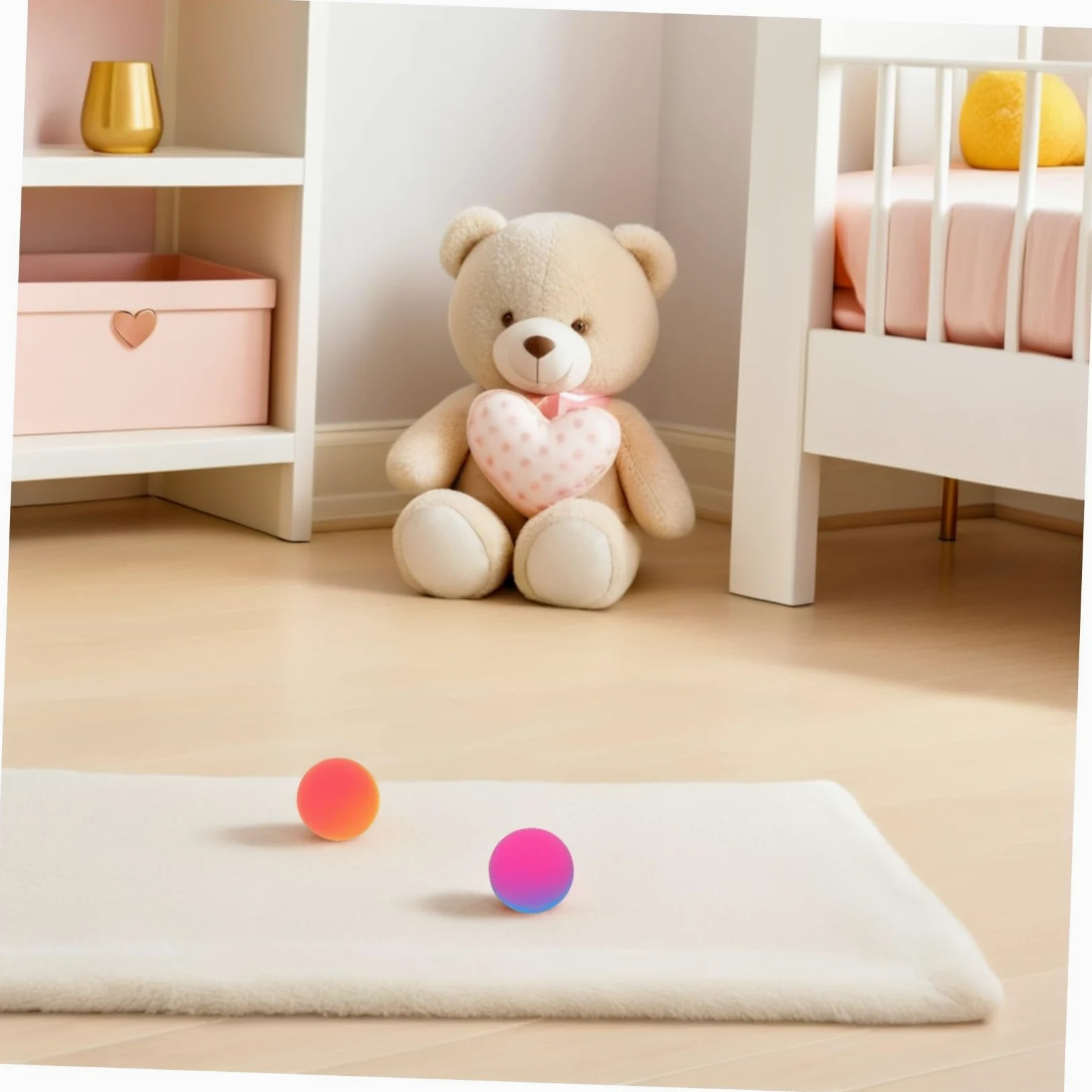 18 Palline Rimbalzanti Giganti in Gomma a Doppio Colore 45mm per Bambini Alta Rimbalzabilità Come Riempitivi per Sacchetti Festa e Divertimento Indoor Colore Casuale