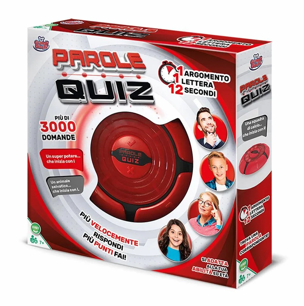 Grandi Giochi - PAROLE QUIZ, QUIZ CON 3000 DOMANDE - GG01324