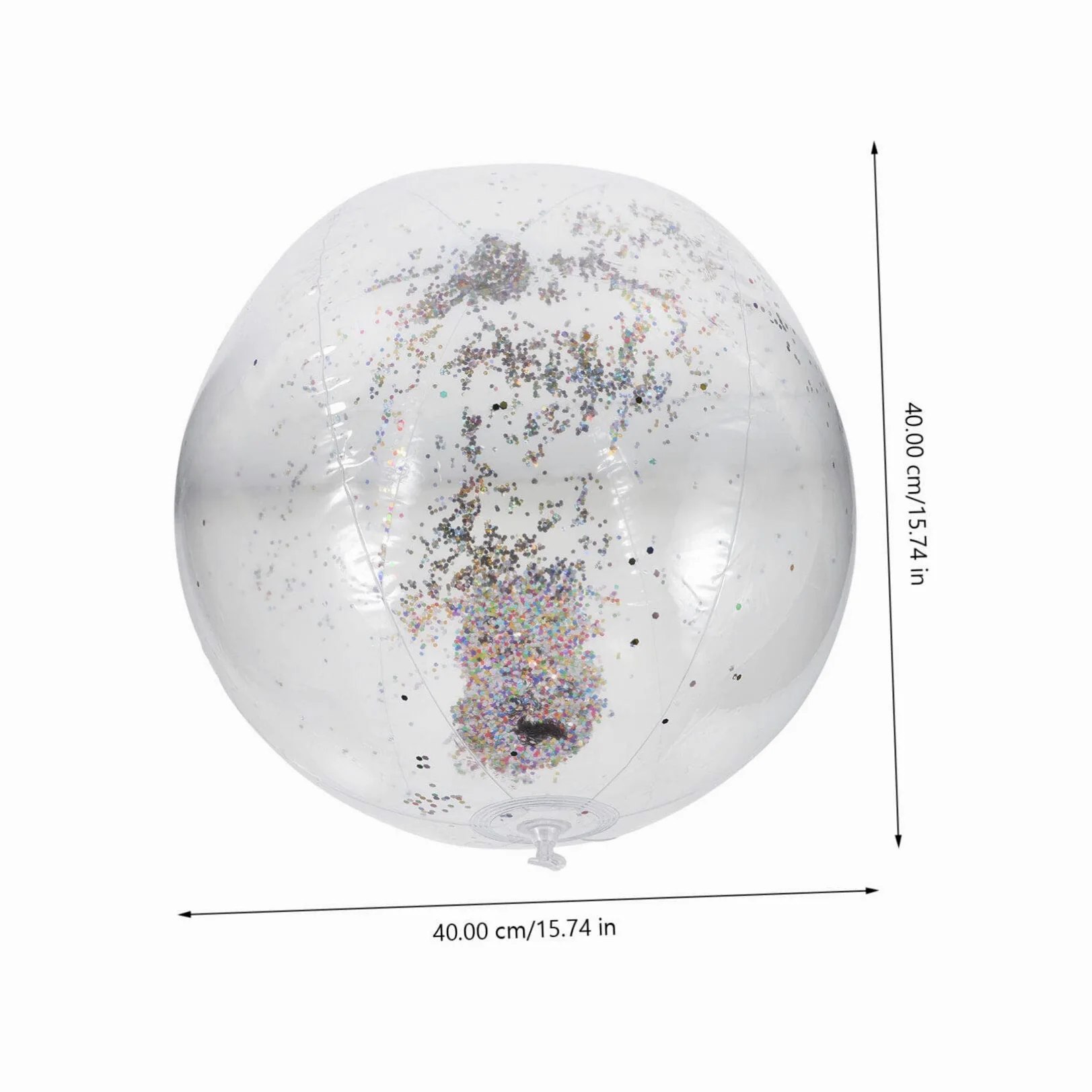 INOOMP 3 Set Palla di Paillettes Gonfiabile Palla da Biliardo Gonfiabile Pallone da Spiaggia Galleggiante Globo Gonfiabile Plastica Estate Bambino Che Fa i Primi Passi Palla a Bolle