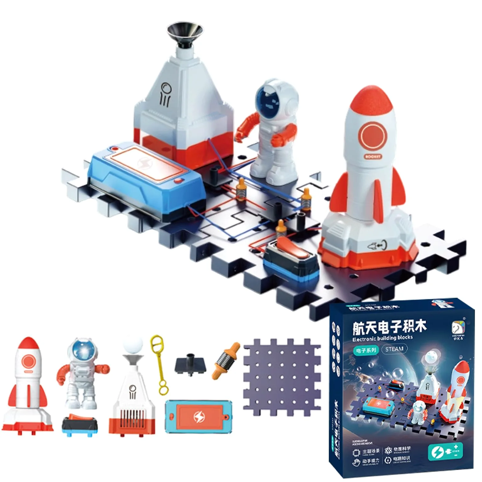 Kit Scientifici Circuiti per Bambini Laboratorio Scientifico per Bambini | Giochi Educativi di Fisica con Interattivi per Ragazzi 7-14 Anni