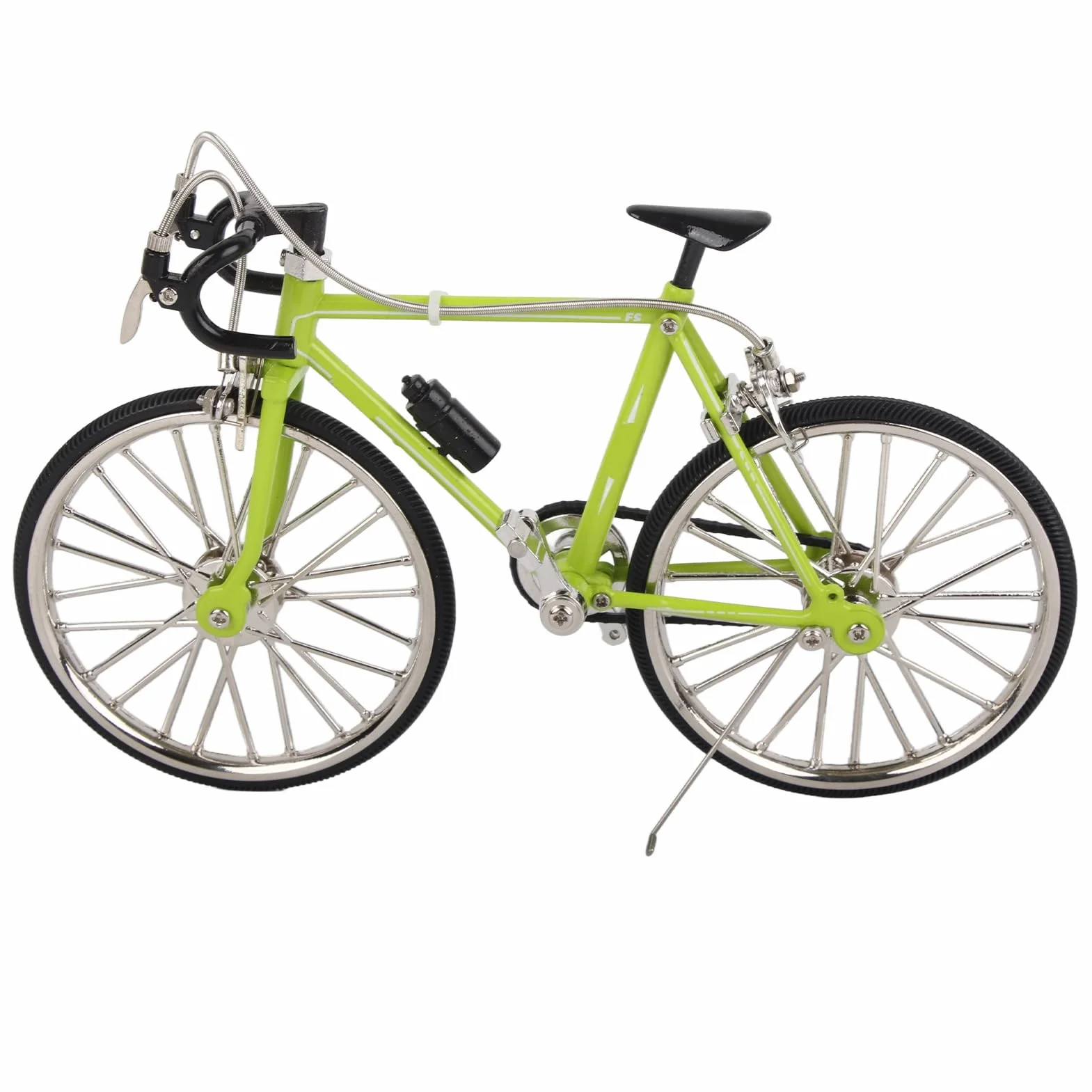 Ornamento Modello Bici, Giocattoli per Bici da Dito Decorazione Giocattolo per Bicicletta in Miniatura Staccabile 3D Modello di Bici Retrò Statua Bici da Dito in Metallo per Regali di Compleanno